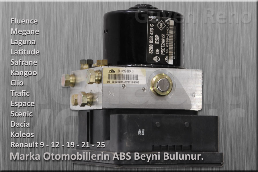 RENAULT MODUS ÇIKMA YEDEK PARÇA ABS BEYNİ_4A1